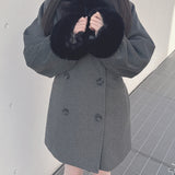 2wayファー付きコート