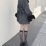 2wayファー付きコート