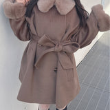 2wayファー付きコート