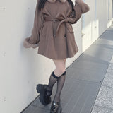 2wayファー付きコート