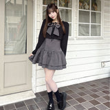 【予約商品1月中旬発送】リボンアンサンブルワンピース