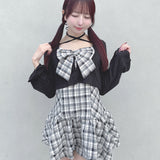 【予約商品 4月上旬発送】リボンアンサンブルワンピース