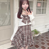 【予約商品 4月上旬発送】リボンアンサンブルワンピース