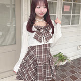 【予約商品 4月上旬発送】リボンアンサンブルワンピース