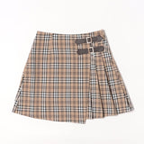 サイドベルトラップスカート