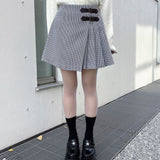 サイドベルトラップスカート