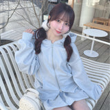 ビジューまみれパーカー