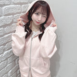 ビジューまみれパーカー