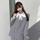 レース衿テーラージャケット