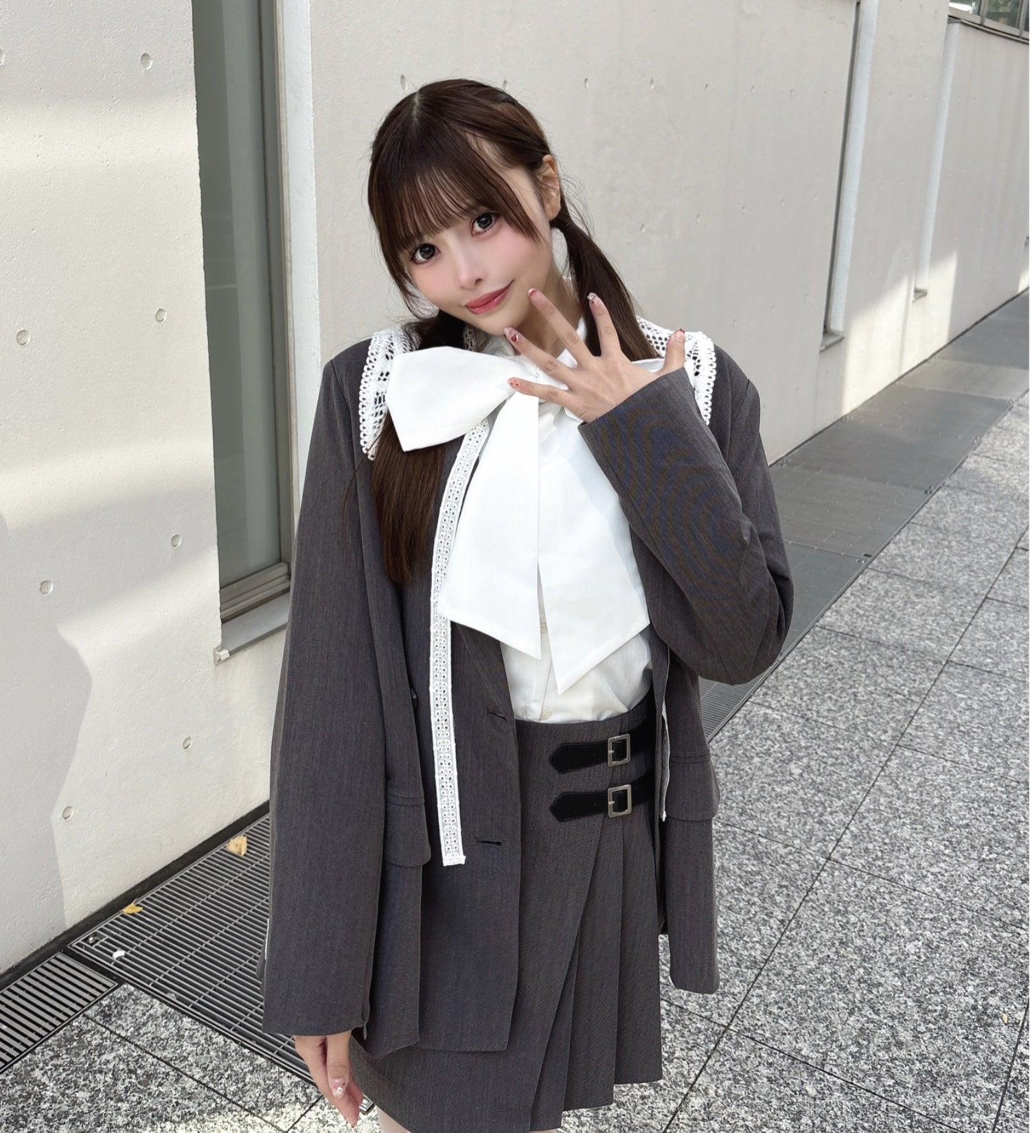 レース衿テーラージャケット