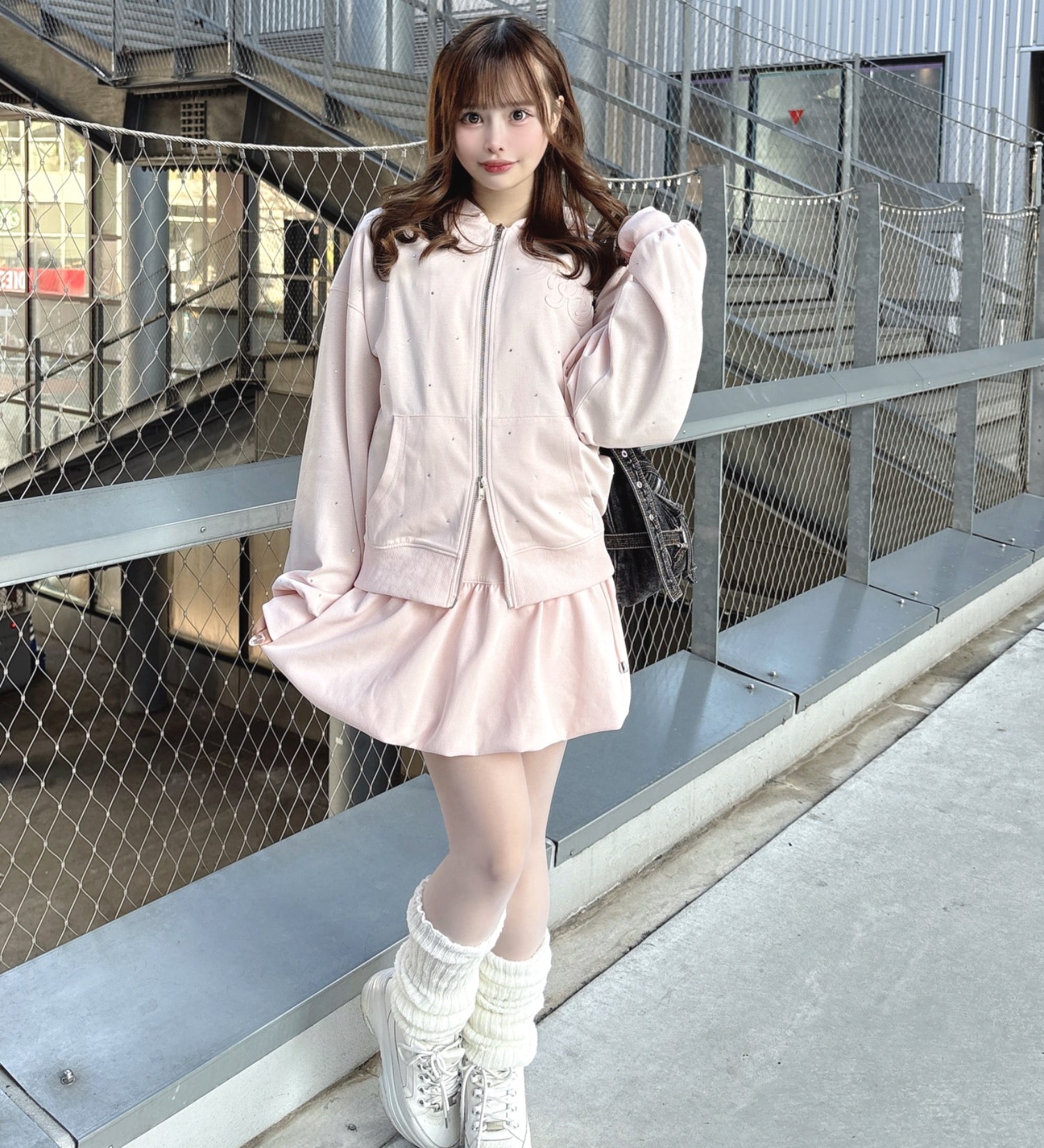 サイドリボンバルーンスカート