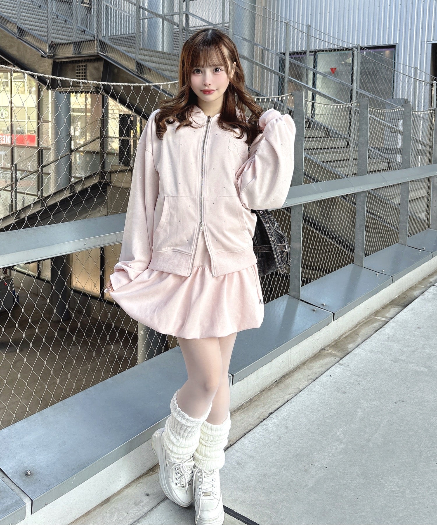 サイドリボンバルーンスカート
