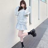 サイドリボンバルーンスカート