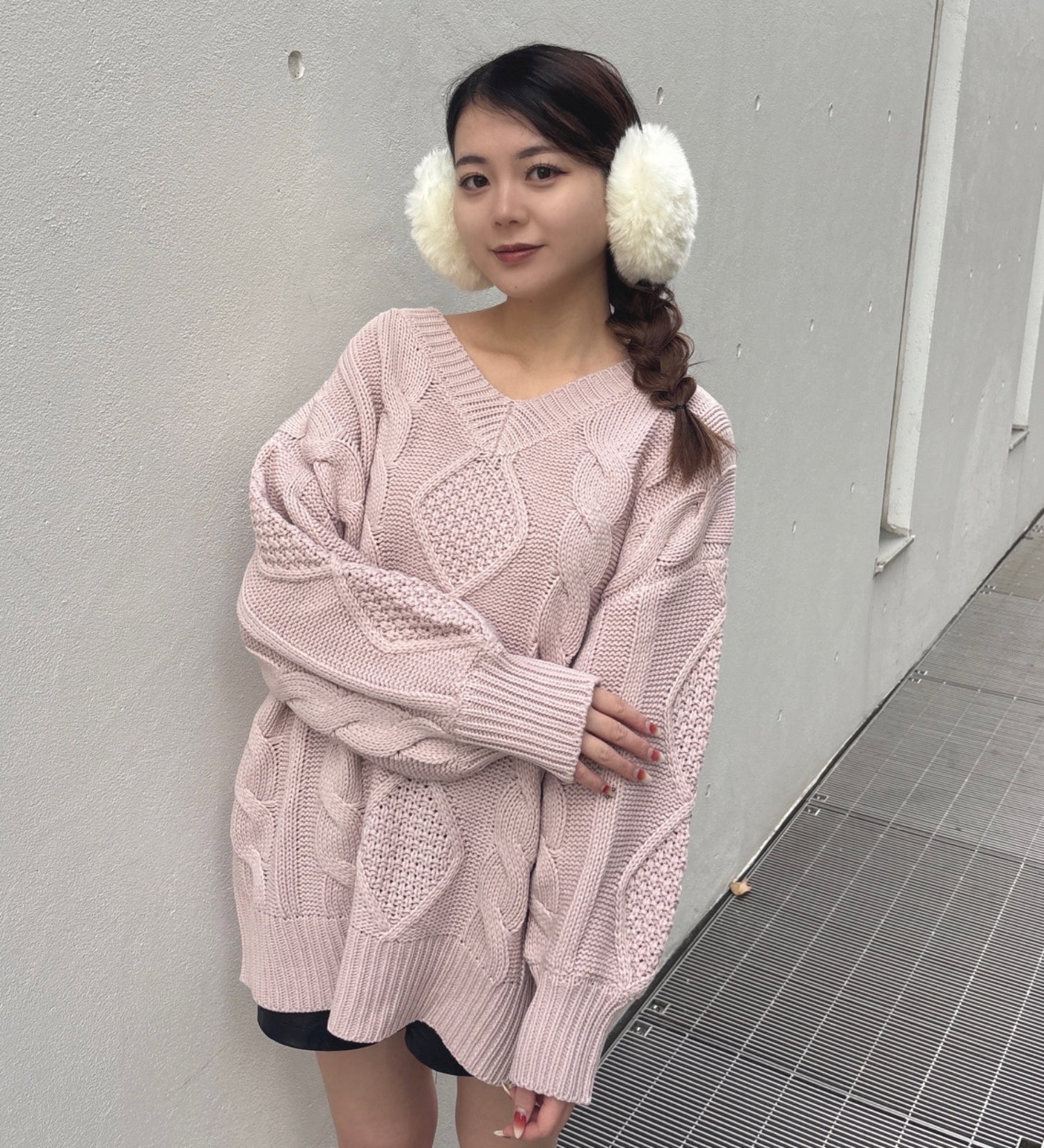 【予約商品 1月下旬発送】バックリボンニットワンピース