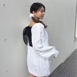 【予約商品 1月下旬発送】バックリボンニットワンピース
