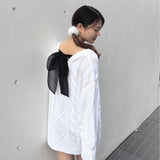 【予約商品 1月下旬発送】バックリボンニットワンピース