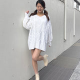 【予約商品 1月下旬発送】バックリボンニットワンピース