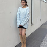 【予約商品 1月下旬発送】バックリボンニットワンピース