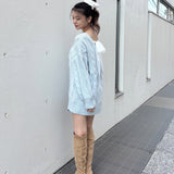 【予約商品 1月下旬発送】バックリボンニットワンピース