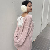 【予約商品 1月下旬発送】バックリボンニットワンピース