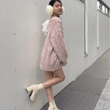 【予約商品 1月下旬発送】バックリボンニットワンピース