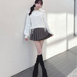 ハーフジップレーシングニット