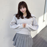 ハーフジップレーシングニット