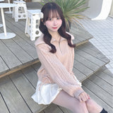 ハーフジップレーシングニット