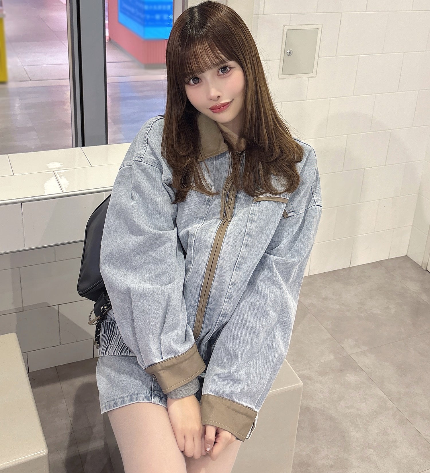 パイピングブルゾン