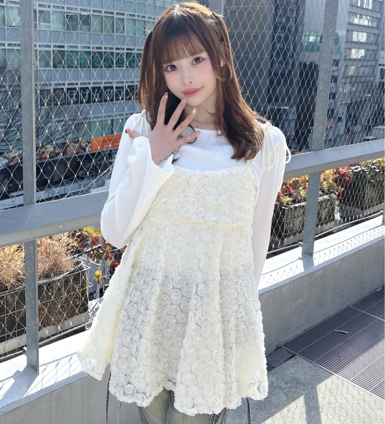 フラワーチュールチュニック