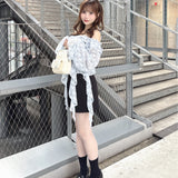 フリルオフショルブラウス