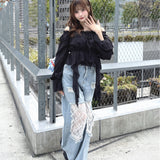 フリルオフショルブラウス