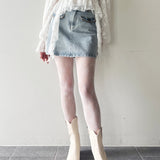 【セット購入10％割♡対象商品】パイピングデニムスカート