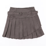 ダブルプリーツスカート