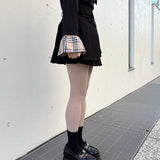 ダブルプリーツスカート