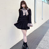 ダブルプリーツスカート