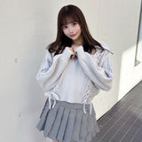 ダブルプリーツスカート