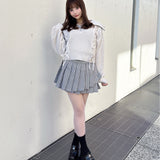 ダブルプリーツスカート