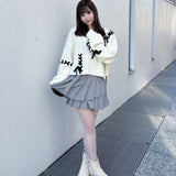 ダブルプリーツスカート