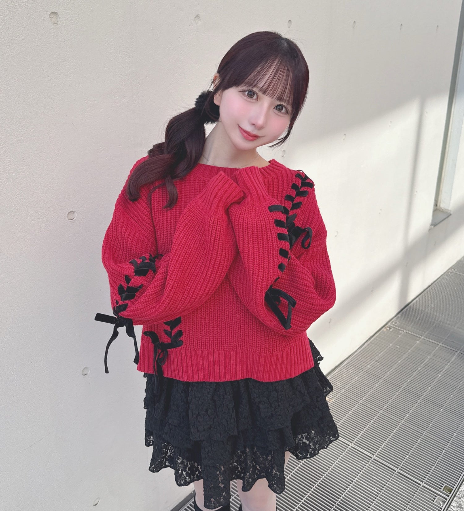 ショートレーシングニット