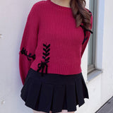 ショートレーシングニット