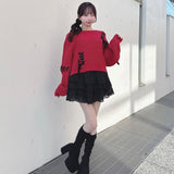 ショートレーシングニット