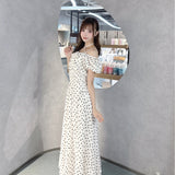 【一部商品7月中旬お届け予定】リボンオフショルワンピース