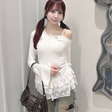 ペプラムティアードトップス