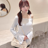 ペプラムティアードトップス