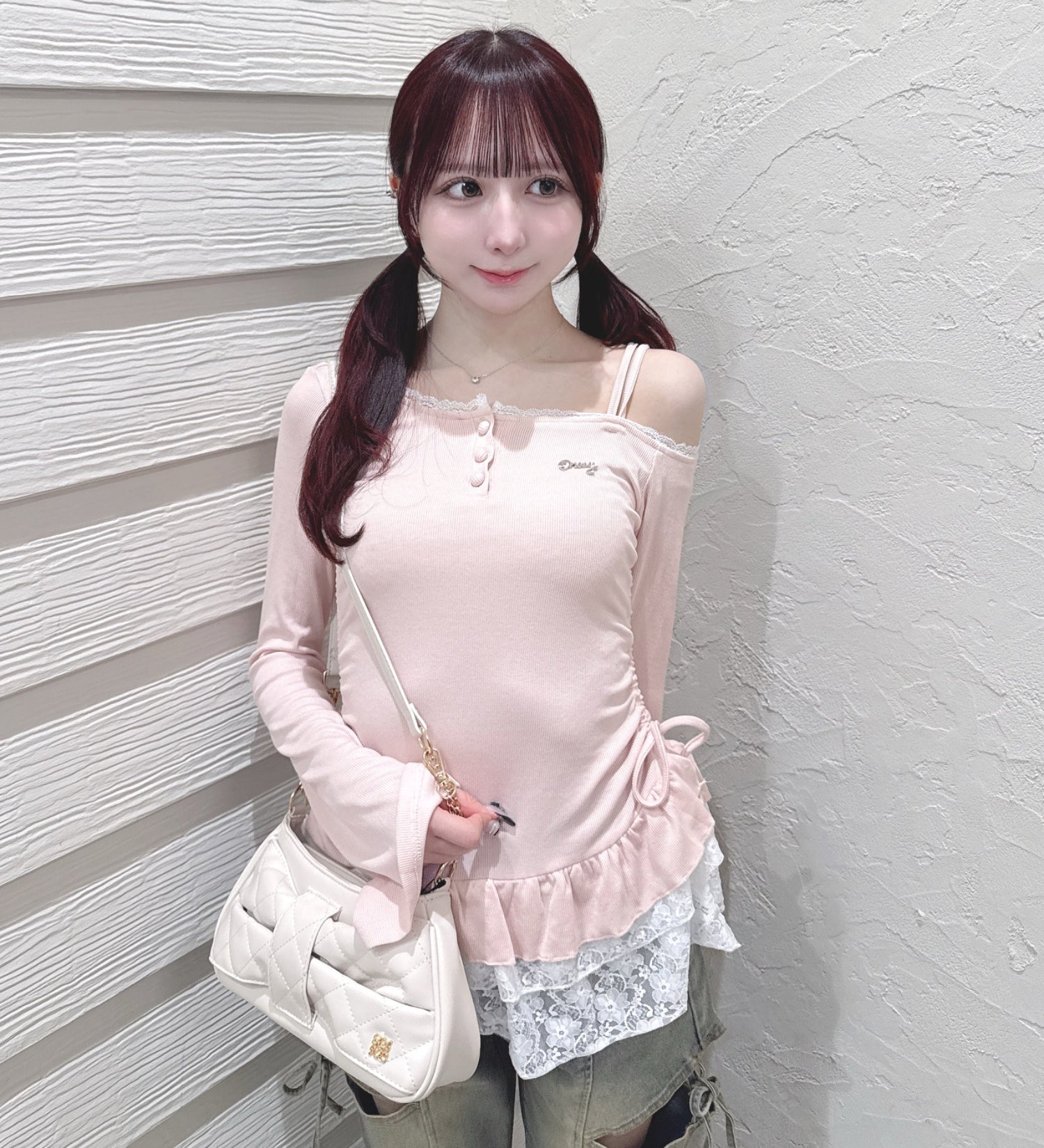 ペプラムティアードトップス