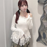 ペプラムティアードトップス