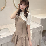 【SALE】シャツアンサンブルワンピース