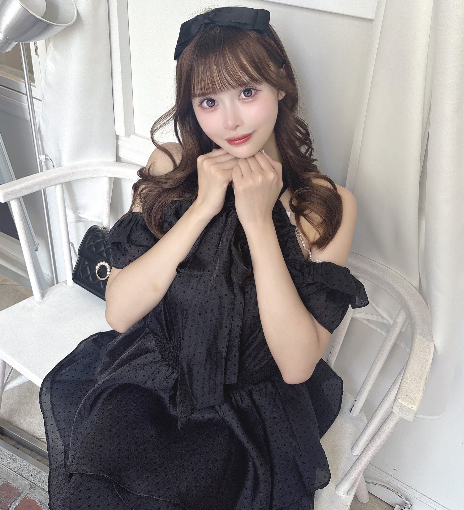 【予約商品　5月下旬発送】ボウタイアメスリワンピース