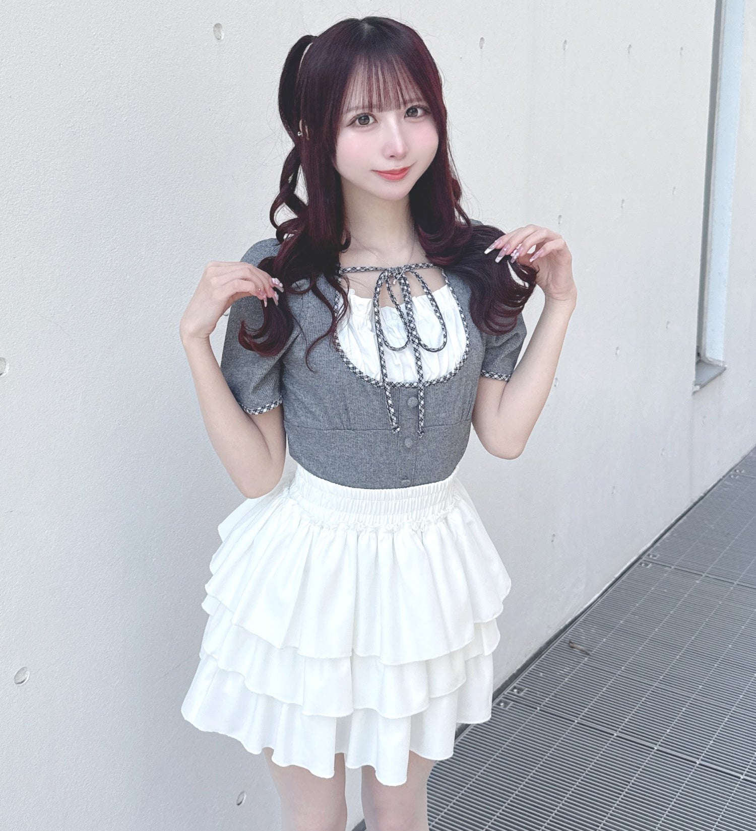 パイピングカットソー